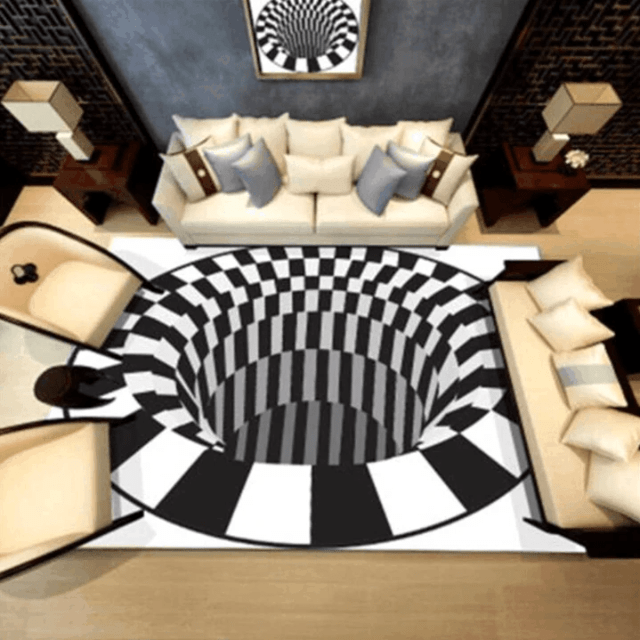 Vortex Rug™ - Handcrafted 3D Illusion House Rug– Silky decor